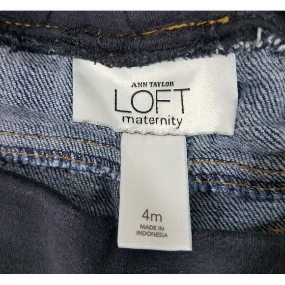 Ann Taylor LOFT Maternity Jeans Size 4M Medium Blue Wash - Picture 6 of 9